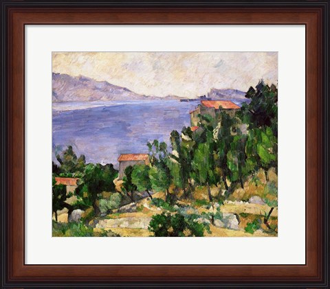 Framed View of Mount Marseilleveyre and the Isle of Maire Print