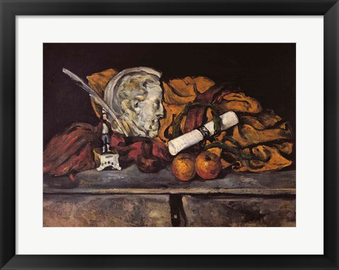 Framed Still Life of the Artist&#39;s Accessories, 1872 Print