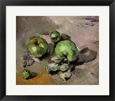 Framed Green Apples Print