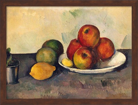 Framed Still life with Apples, c.1890 Print