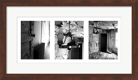 Framed Urban Renewal Triptich (Black &amp; White) Print