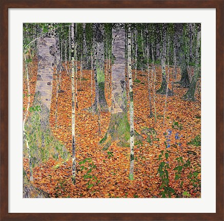 Framed Birch Wood, 1903 Print