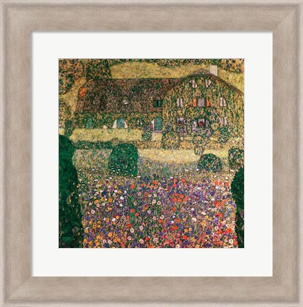 Framed Country House by the Attersee, c.1914 Print