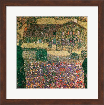 Framed Country House by the Attersee, c.1914 Print