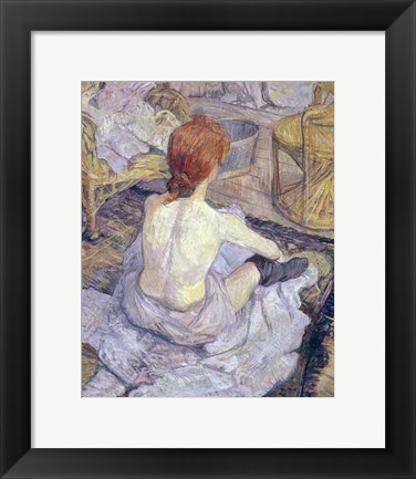 Framed Woman at her Toilet, 1896 Print