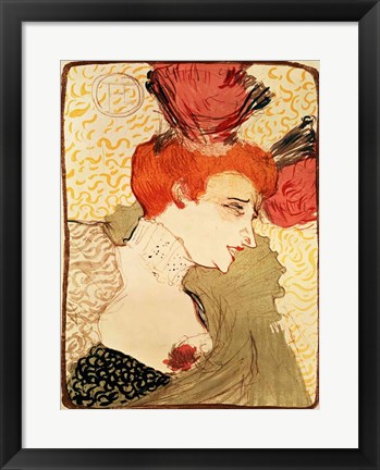 Framed Mlle. Marcelle Lender, 1895 Print