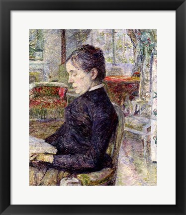 Framed Adele Tapie de Celeyran Print