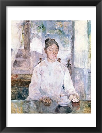 Framed Countess of Toulouse-Lautrec-Monfa, 1881 Print