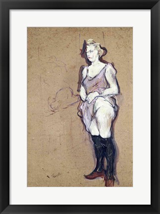 Framed Blonde, 1894 Print