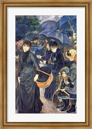 Framed Umbrellas Print