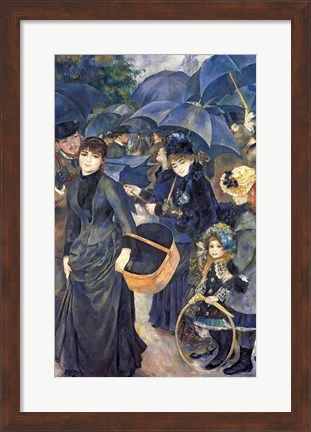 Framed Umbrellas Print