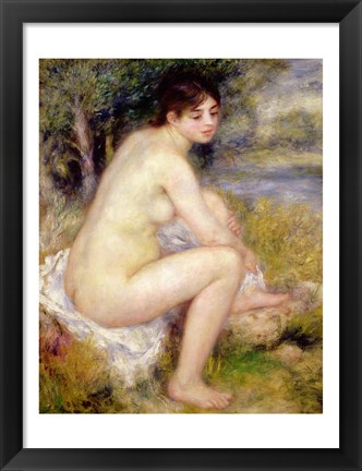 Framed Nude in a Landscape, 1883 Print