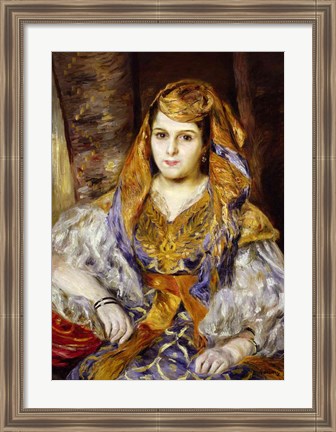 Framed Algerian Woman, 1870 Print