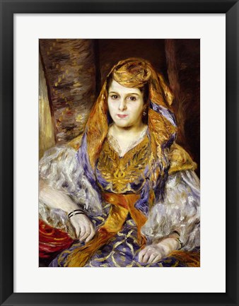 Framed Algerian Woman, 1870 Print