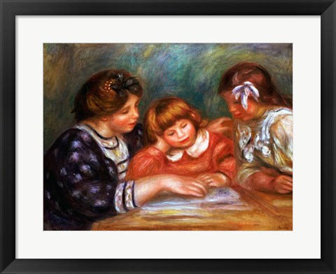 Framed Lesson, 1906 Print