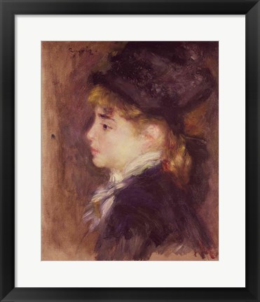 Framed Portrait of a woman Print