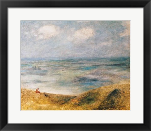 Framed View of the Sea, Guernsey Print