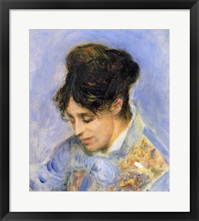 Framed Portrait of Madame Claude Monet, 1872 Print