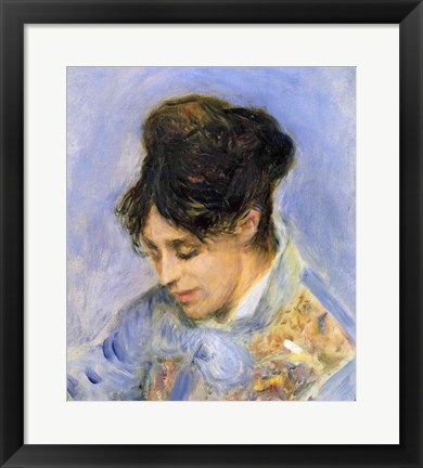 Framed Portrait of Madame Claude Monet, 1872 Print