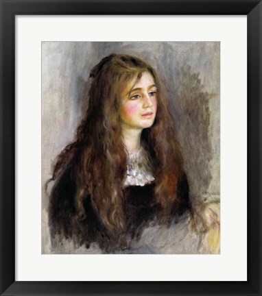 Framed Portrait of Julie Manet Print