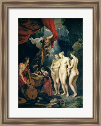 Framed Medici Cycle: Education of Marie de Medici Print