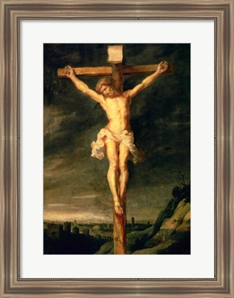 Framed Crucifixion Print
