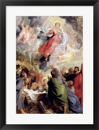 Framed Assumption of the Virgin Mary Print