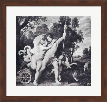 Framed Venus and Adonis Print