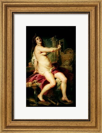 Framed Death of Dido Print