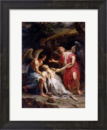 Framed Ecstasy of Mary Magdalene Print