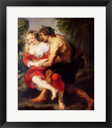 Framed Scene of Love Print