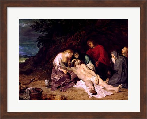 Framed Lamentation over the Dead Christ with St. John and the Holy Women Print