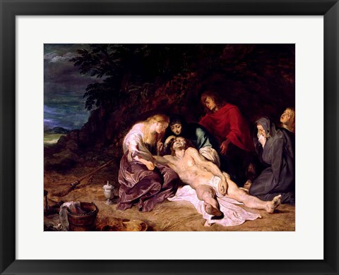 Framed Lamentation over the Dead Christ with St. John and the Holy Women Print