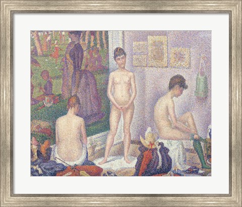 Framed Models, 1888 Print