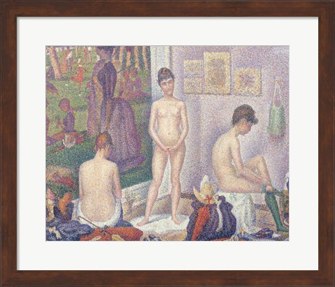 Framed Models, 1888 Print