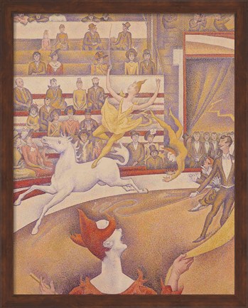 Framed Circus, 1891 Print