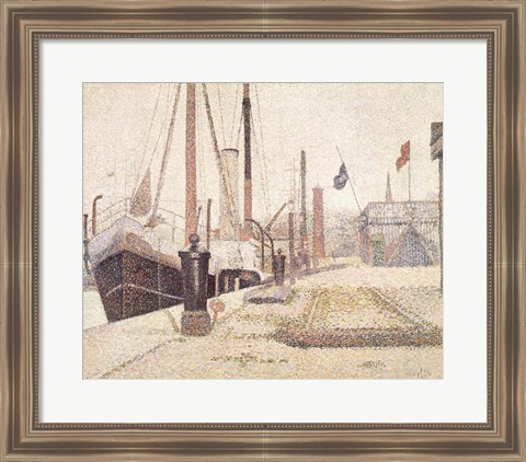 Framed La Maria at Honfleur, 1886 Print