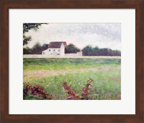 Framed Landscape in the Ile-de-France, 1881-82 Print