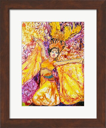 Framed Feather Dancer Print