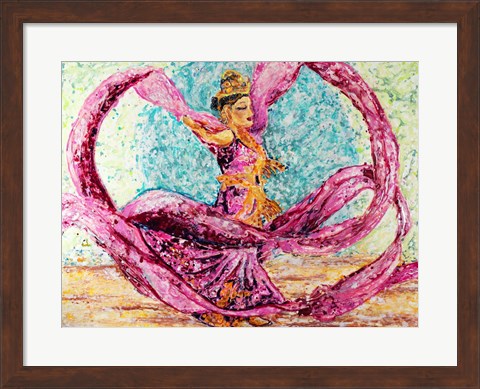 Framed Ribbon Dancer Print