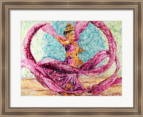 Framed Ribbon Dancer Print