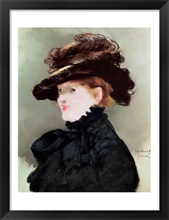 Framed Portrait of Mery Laurent Print