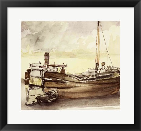 Framed Barge Print