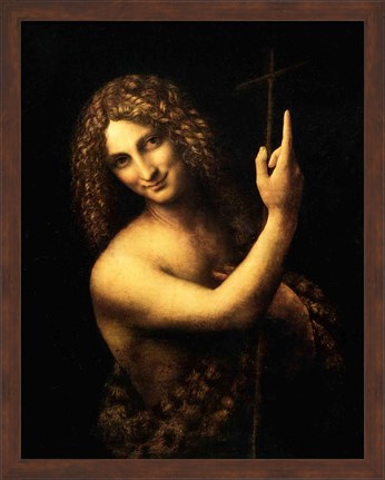 Framed St. John the Baptist, 1513-16 Print