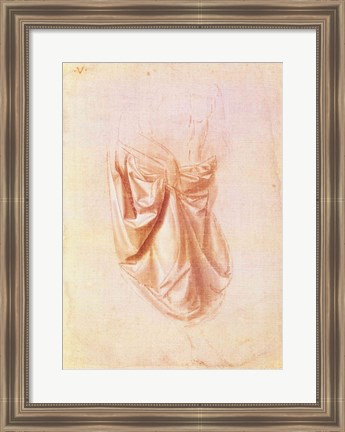 Framed Drapery study Print