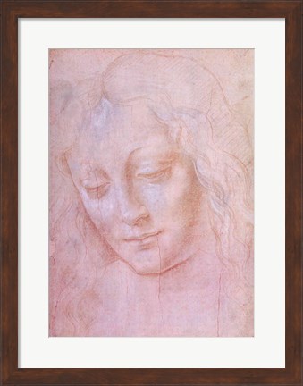 Framed Head of a woman Print