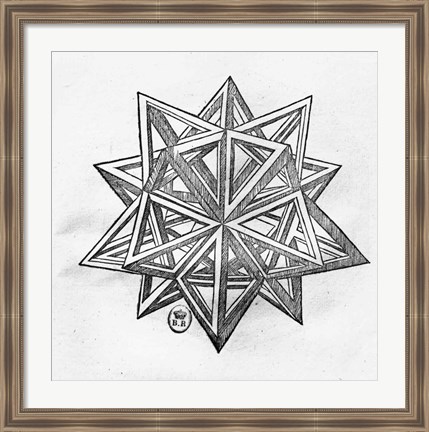 Framed Dodecahedron Print