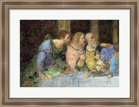 Framed Last Supper, (post restoration) B Print