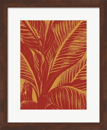 Framed Leaf 15 Print