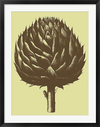 Framed Artichoke 3 Print